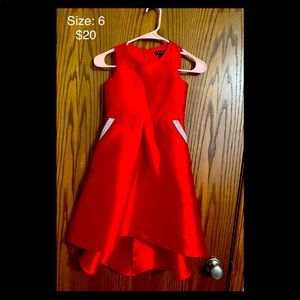Girls red dress